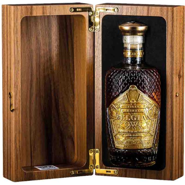 Luxe en zeer exclusieve Belgische whisky botteling van Belgian Owl